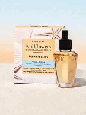 Bath & Body Works Wallflowers Fiji White Sands 2 Pack Refills Nwt